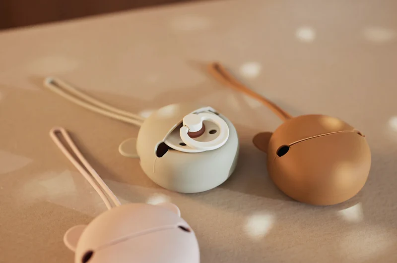 Range tétine | Ourson Caramel