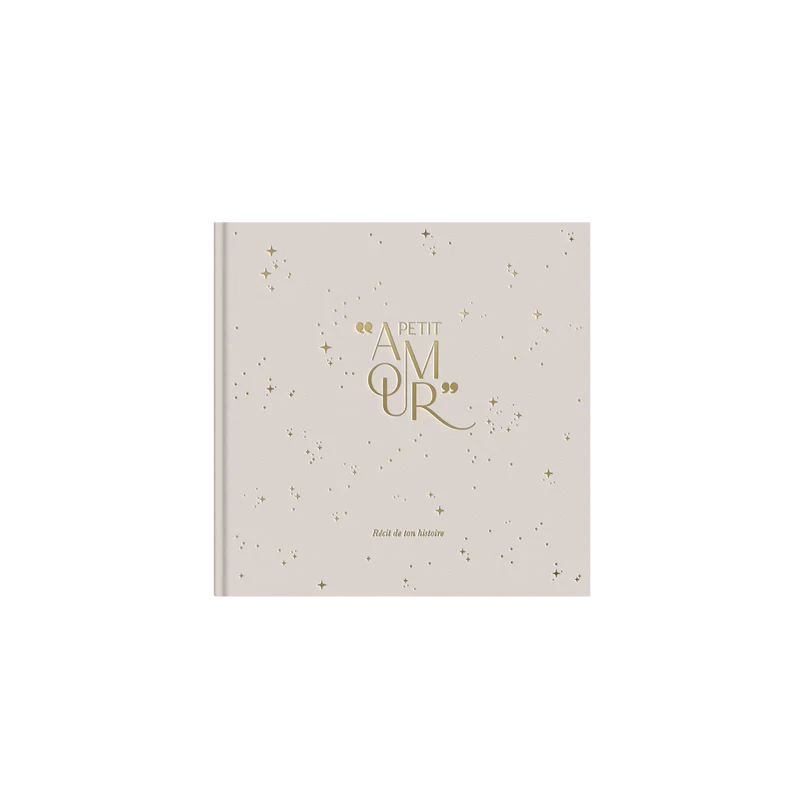 Livre de naissance - Beige - Petit amour Beige