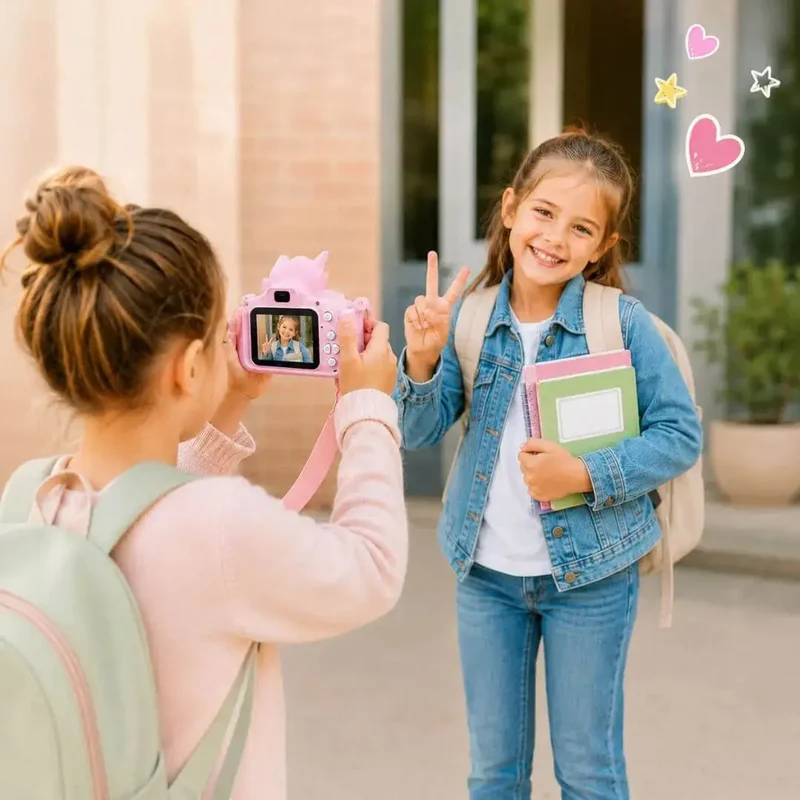 Appareil Photo Enfant Licorne – Caméra Numérique HD avec Double Objectif