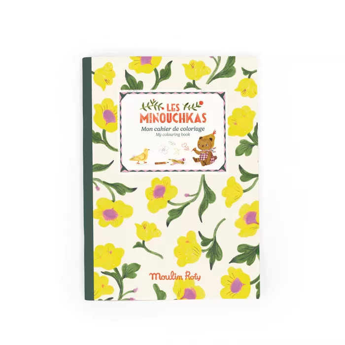 Moulin Roty - les minouchkas - cahier de coloriage - 3 ans+
