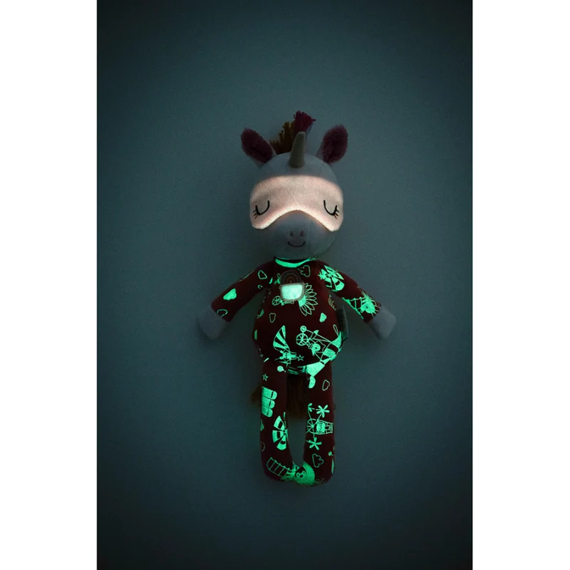 Lilliputiens - Peluche amie de la nuit - Lena la licorne