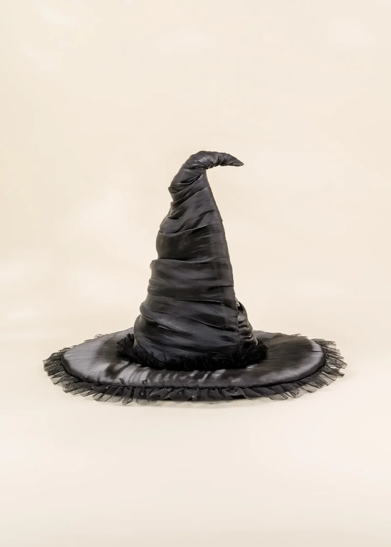 Role Play Dress-Up Black Witch Hat