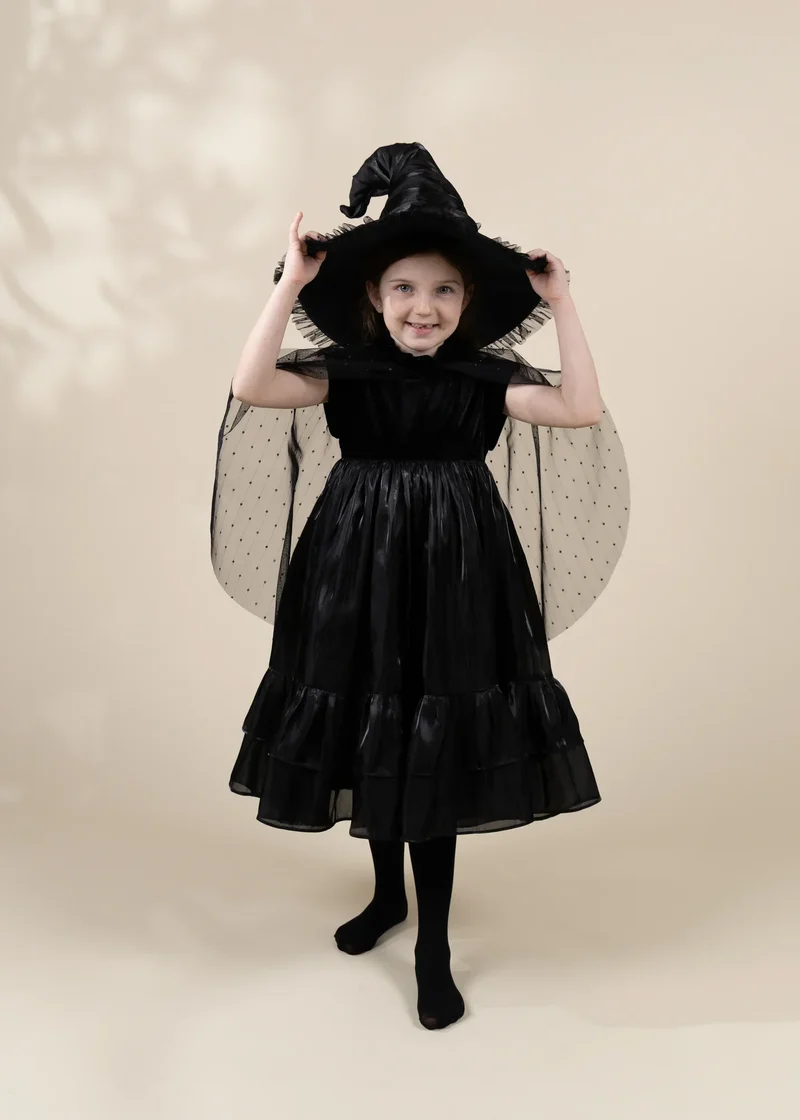 Role Play Dress-Up Black Witch Hat
