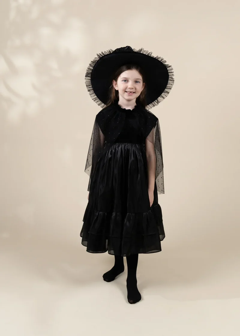 Role Play Dress-Up Black Witch Hat