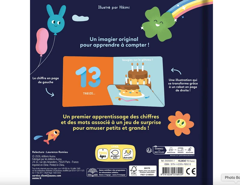 Livre à flaps | 123 surprise