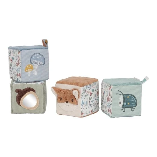 Lot de 4 cubes doux - Forest Friends