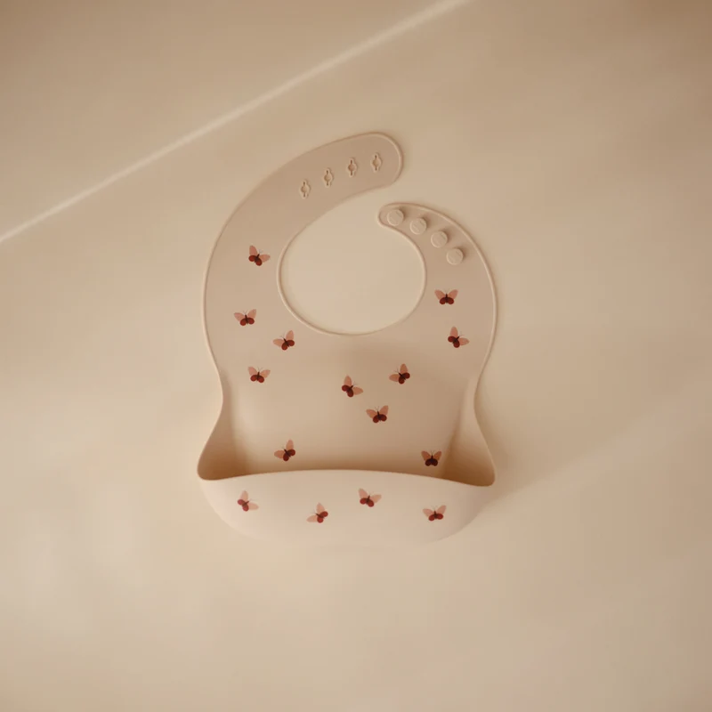 Bavoir silicone papillon