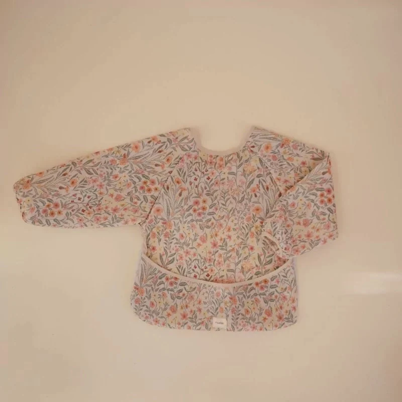 Bavoir tablier fleurs bloom