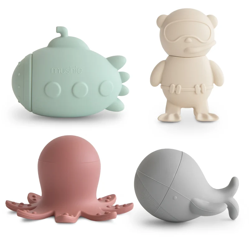 Lot de 4 jouets de bain sealife