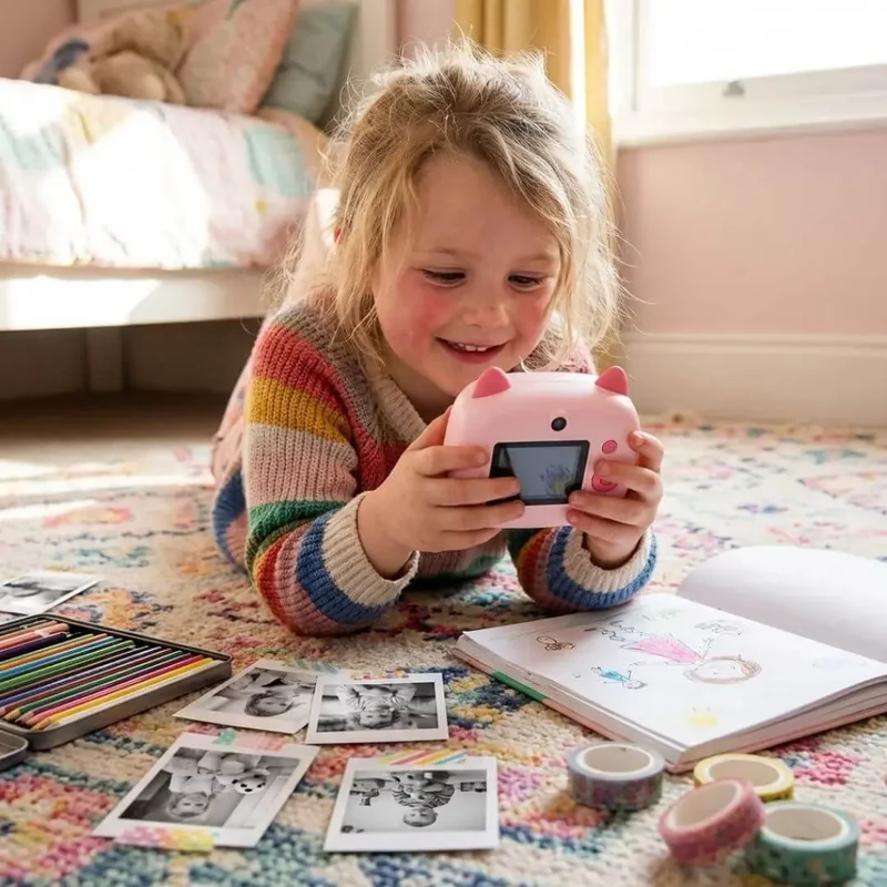 Appareil Photo Enfant Instantané – 48MP – Impression Thermique
