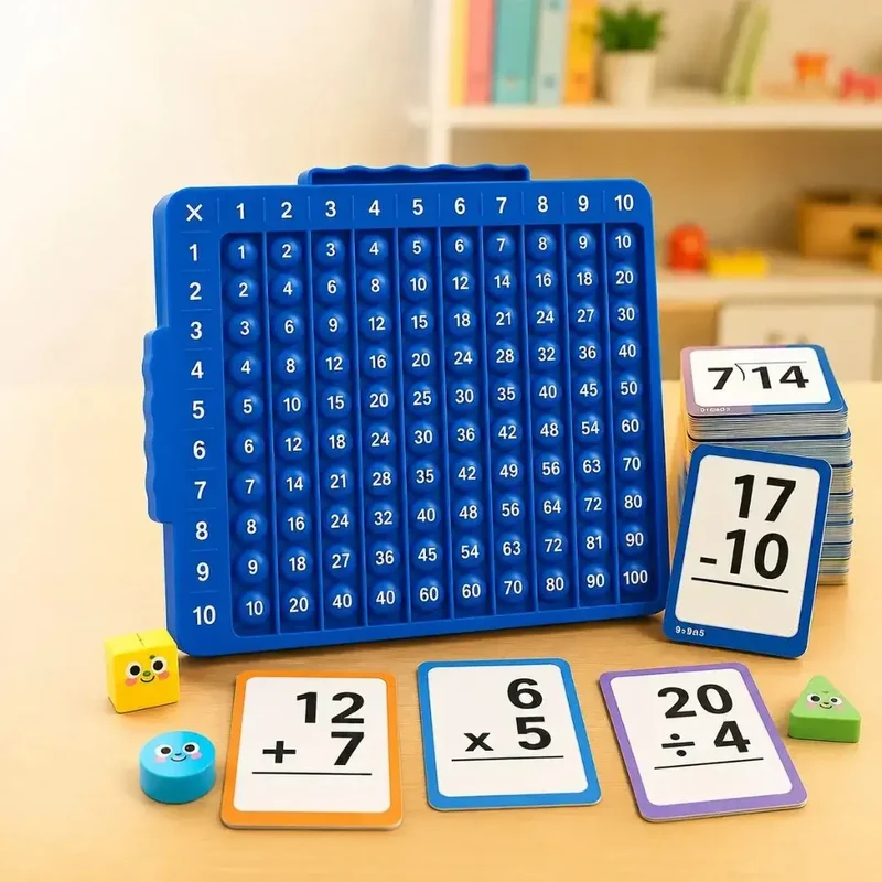 Cartes Flash Maths Enfant – Tables de Multiplication et Calcul