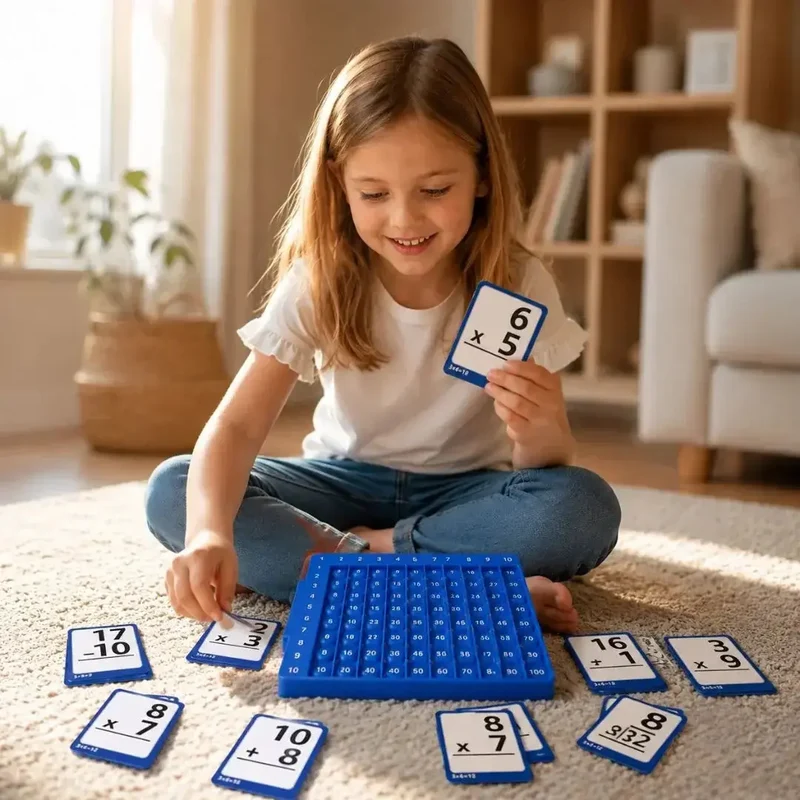 Cartes Flash Maths Enfant – Tables de Multiplication et Calcul