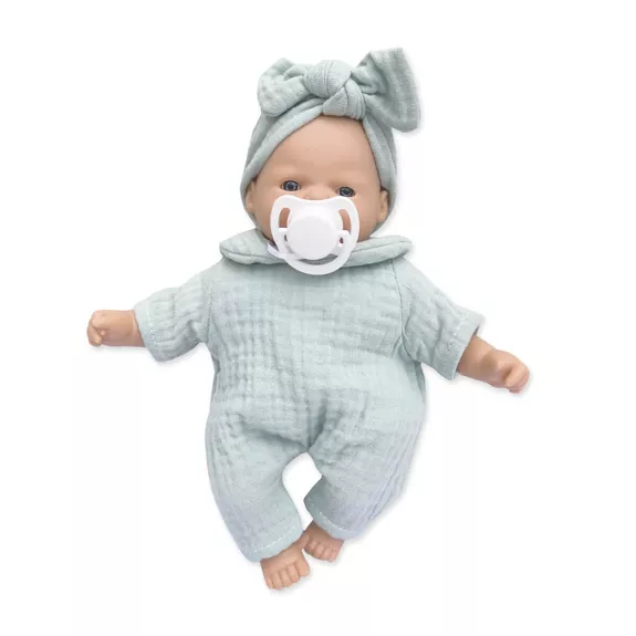 Petite poupée Nina 26 cm bleu