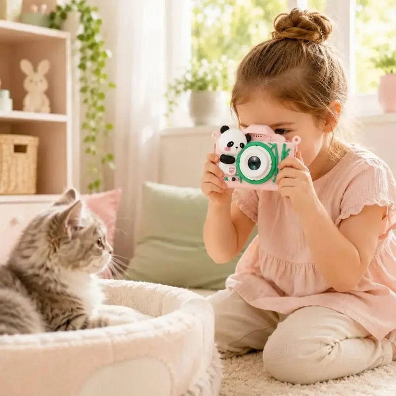 Appareil Photo Jouet Enfant – Design Panda Anti-Choc