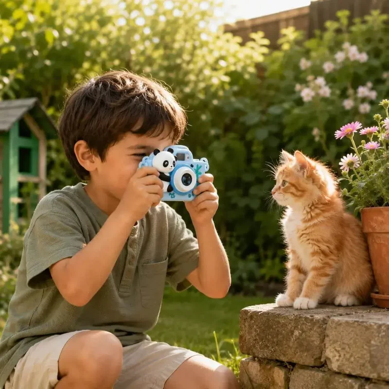 Appareil Photo Jouet Enfant – Design Panda Anti-Choc