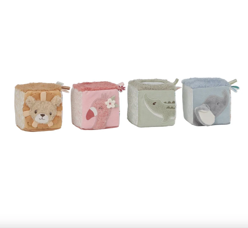 Lot de 4 cubes d'activités | Safari Friends