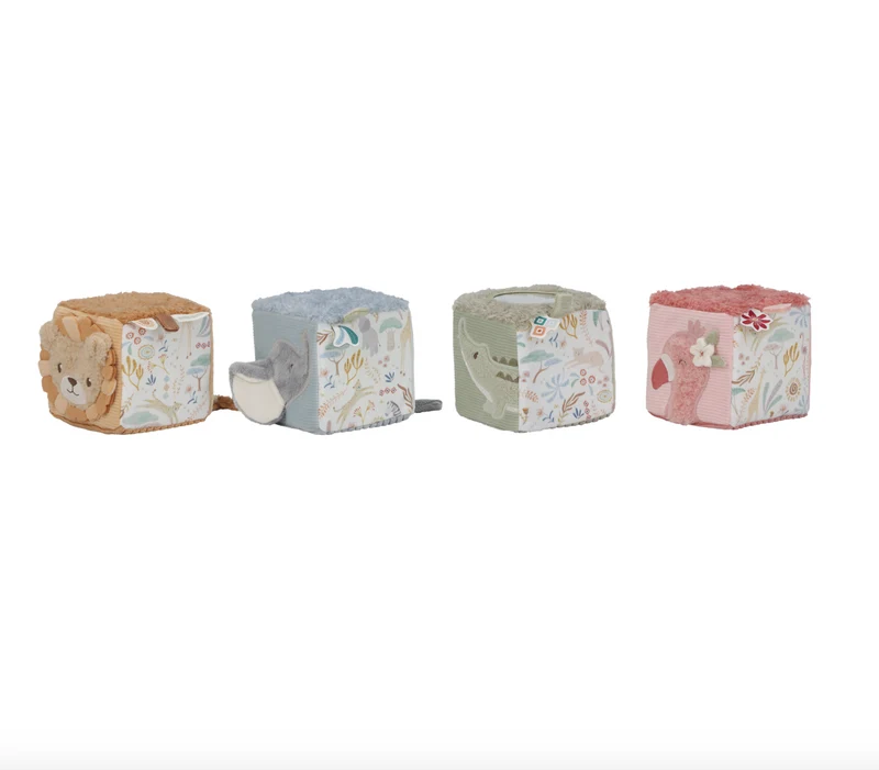 Lot de 4 cubes d'activités | Safari Friends