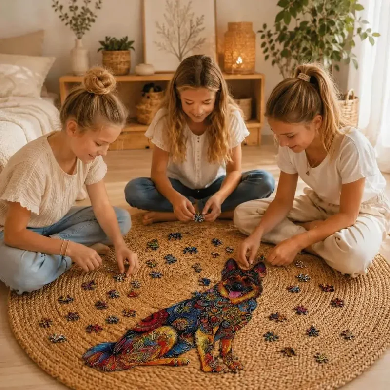 Puzzle Bois Chien – Puzzle 2D Enfant & Adulte
