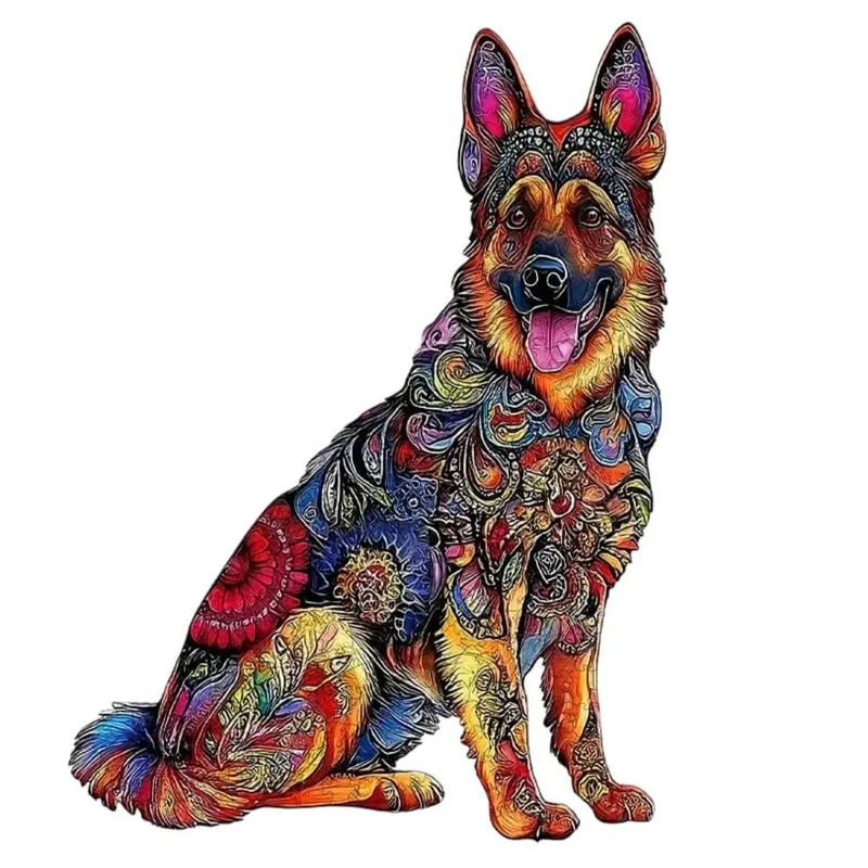 Puzzle Bois Chien – Puzzle 2D Enfant & Adulte
