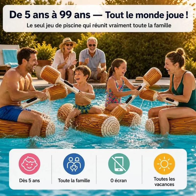 Jeux d'eau Gonflable Combat – WaterBattle™ | Dès 5 ans