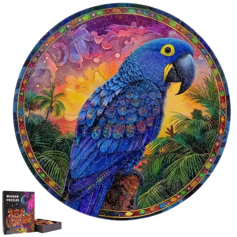 Puzzle Bois Perroquet Multicolore – Jigsaw Puzzle Adulte & Enfant