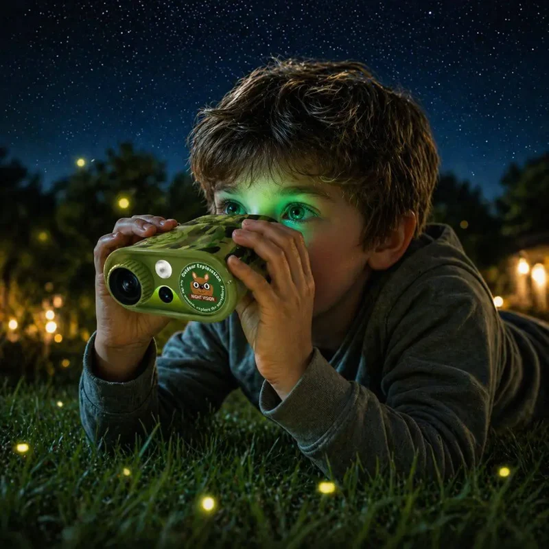 Lunettes Vision Nocturne Enfant – 48MP – 2.5K Vidéo