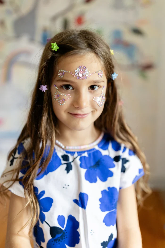 Great Pretenders - Strass autocollants visage - Butterfly Princess- 2 ans +