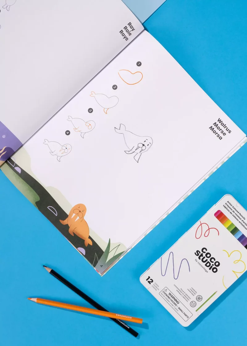 Step-by-Step Drawing Book–Under the Sea(20)