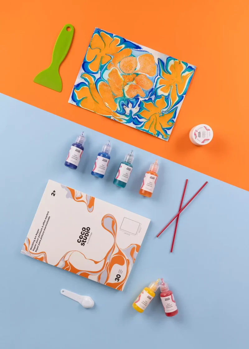 Marbling Art Paper (30 Sheets)