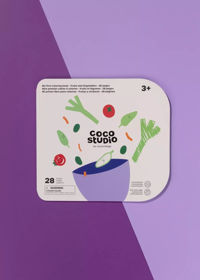 My First Coloring Book-Fruits&Vegetables(28 pages)