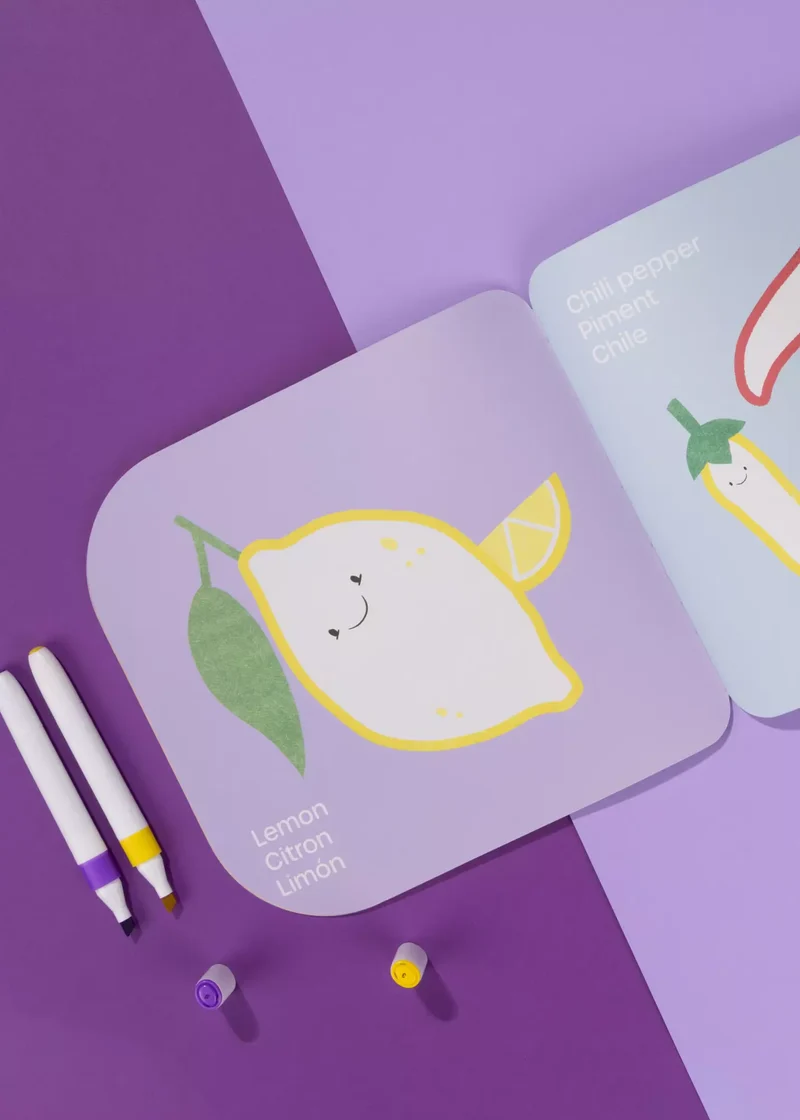 My First Coloring Book-Fruits&Vegetables(28 pages)