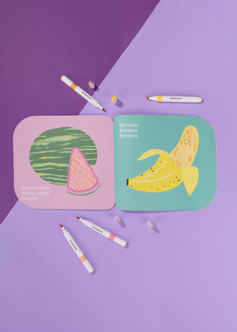 My First Coloring Book-Fruits&Vegetables(28 pages)