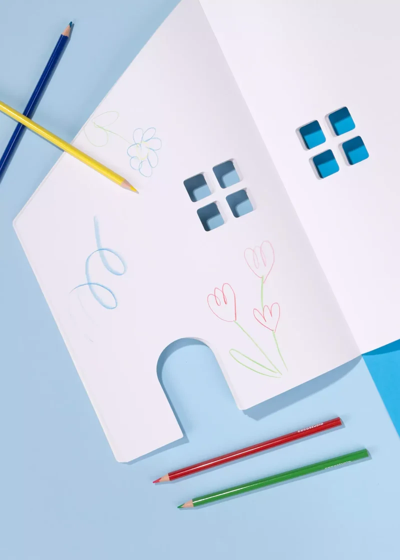 House Shaped Kids Sketchbook (40 pages)