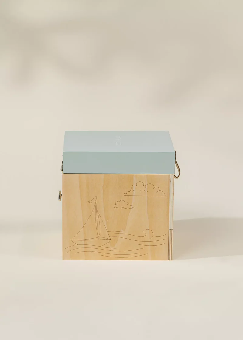 Wooden Musical Souvenir Box - Ocean