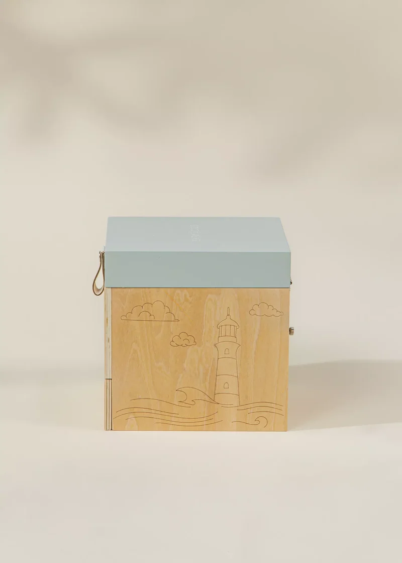 Wooden Musical Souvenir Box - Ocean