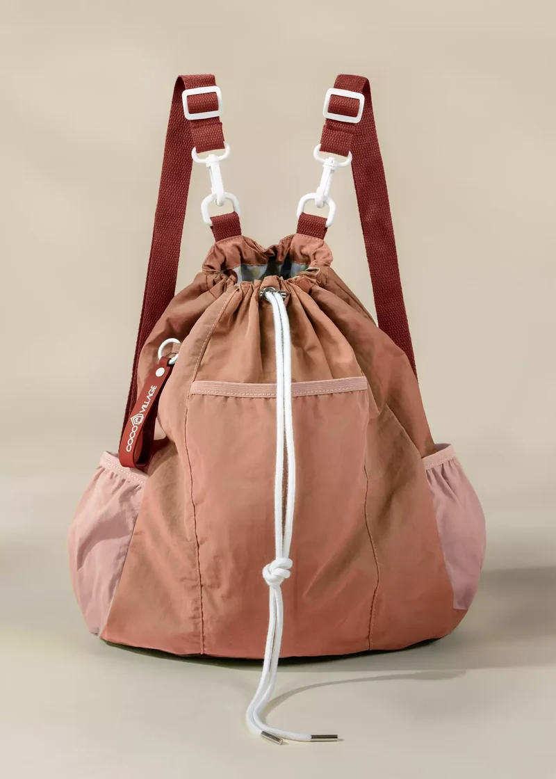 Washable Nylon Gym Bag - Blushfield