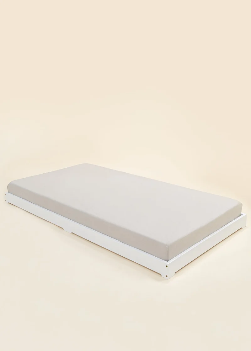Wooden Bed Frame - White
