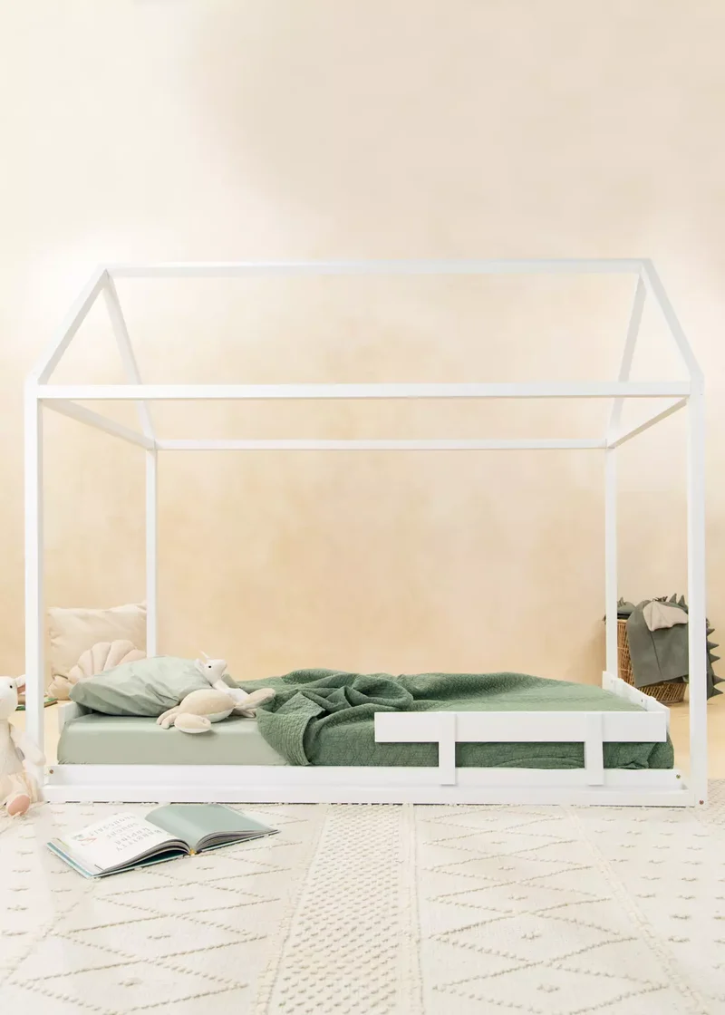 Wooden Bed Frame - White