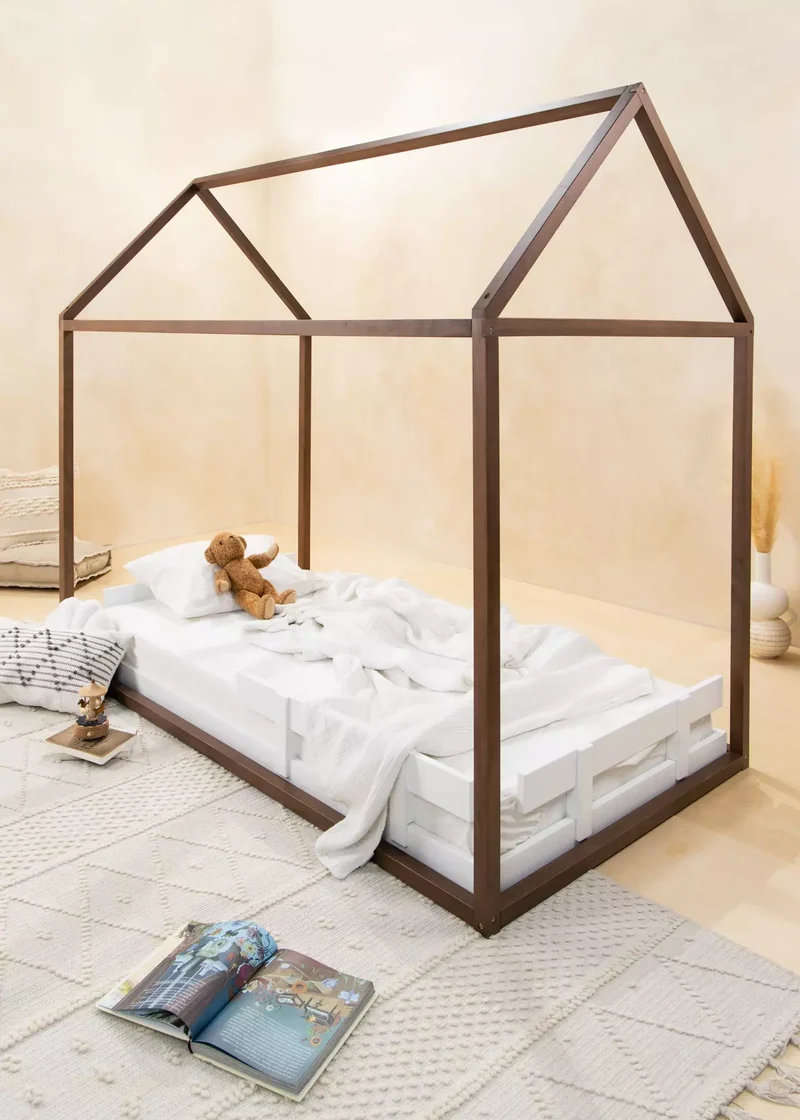 Wooden Bed Frame - White