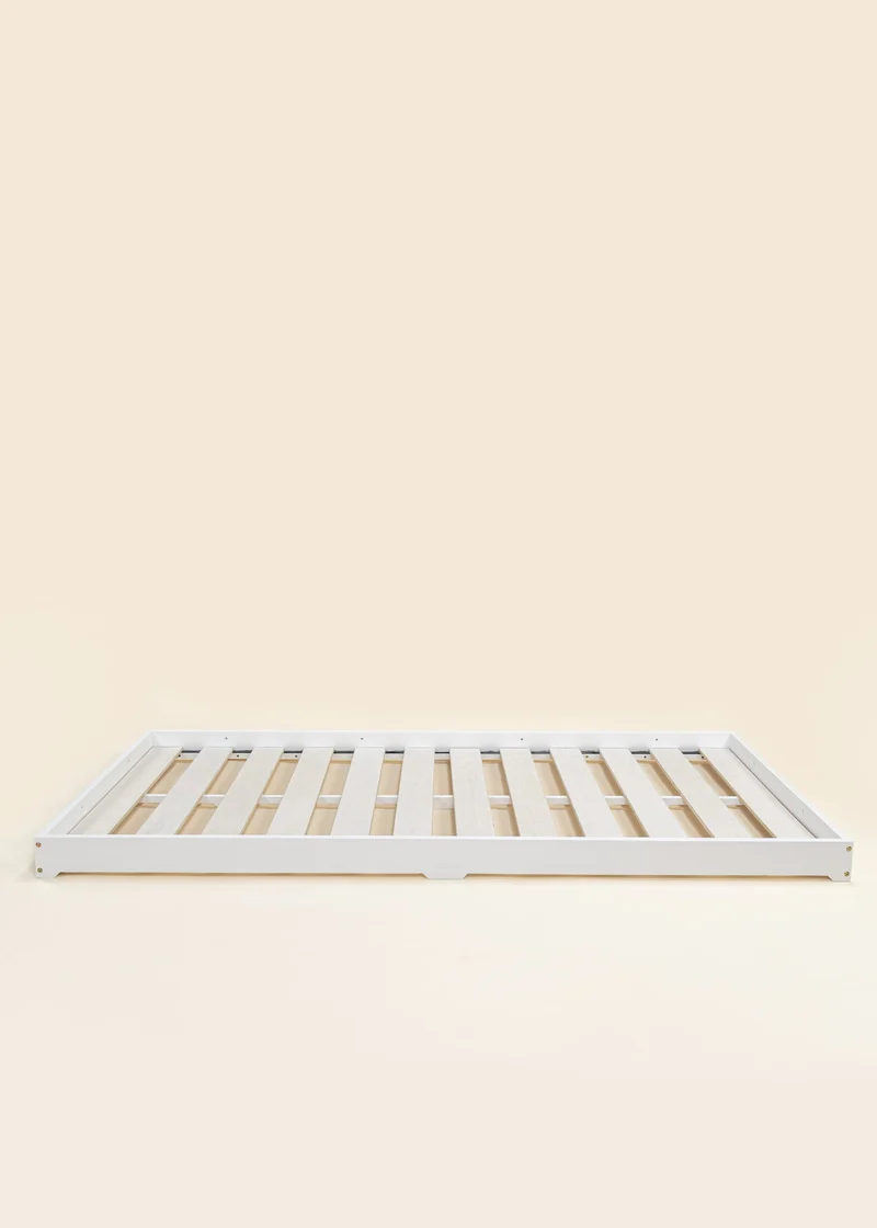 Wooden Bed Frame - White