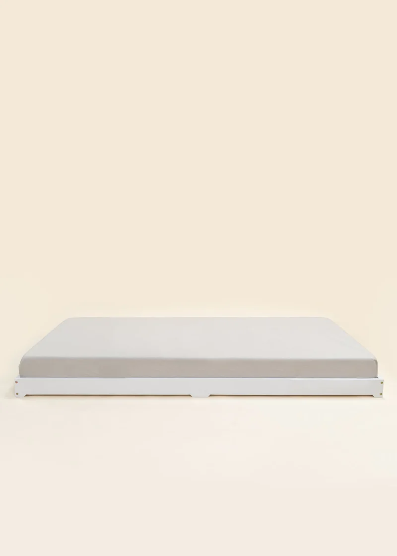 Wooden Bed Frame - White