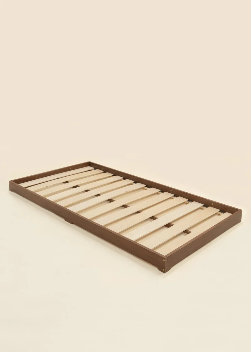 Wooden Bed Frame - Walnut