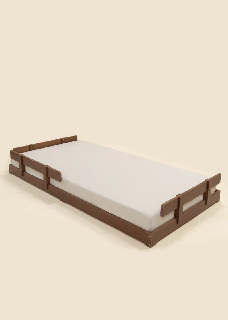 Wooden Bed Frame - Walnut