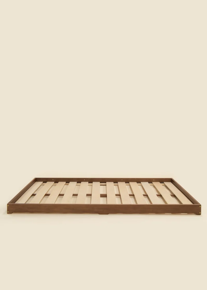 Wooden Bed Frame - Walnut