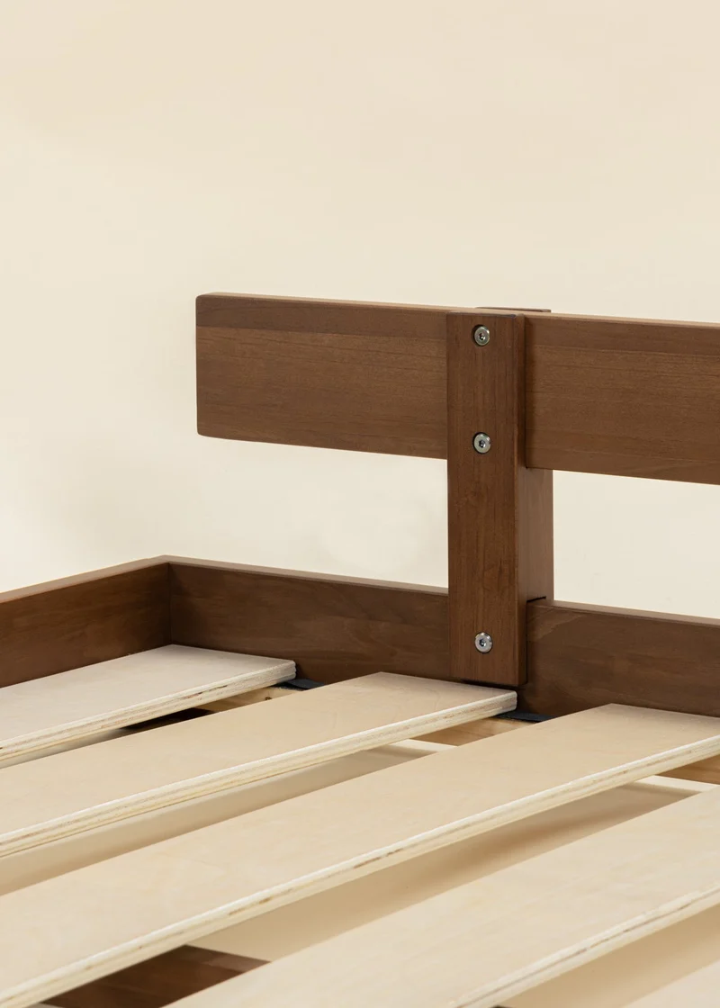 Wooden Bed Frame - Walnut