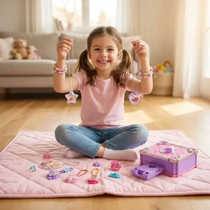 Kit de Recharge Bijoux – 61 Pièces Créatives | Dès 5 ans