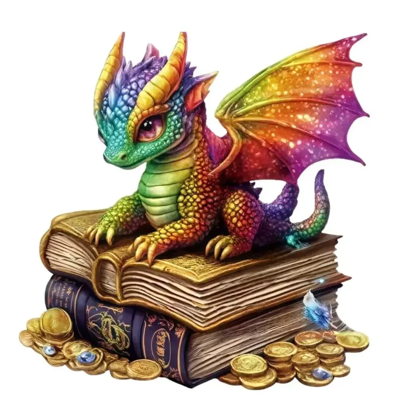 Puzzle Bois Dragon Majestueux