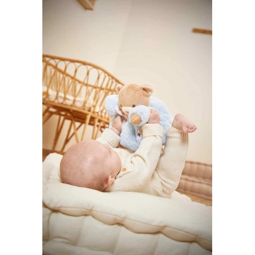 Kaloo - Peluche Ours Patapouf - Bleu 25 cm - 👶Naissance+