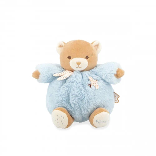 Kaloo - Peluche Ours Patapouf Bleu - 17 cm - 👶Naissance+