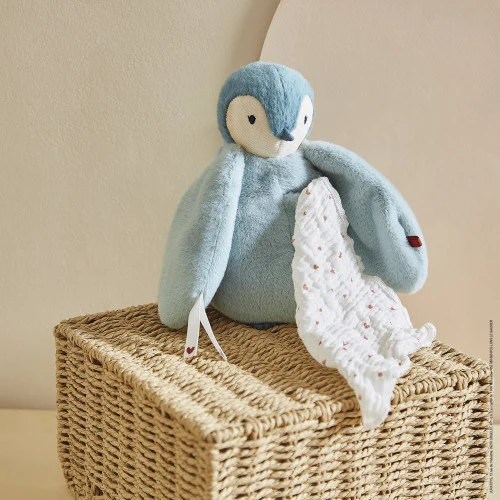 Kaloo - Peluche à bisous - Manchot vert - 👶Naissance+